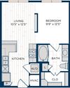 Aura Thirty2 Apartments A2 Floor Plan